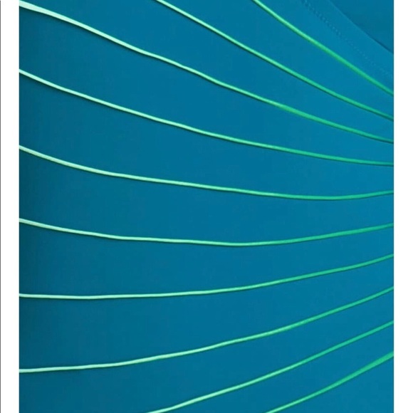 NWT $118 Gottex Ray of Light Teal Swimsuit - Picture 4 of 8